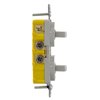 Hubbell Wiring Device-Kellems Switches and Lighting Controls, Combination Devices, Residential Grade, 1) Single Pole Toggle, 1) Three Way Toggle, 15A 120V AC, Self Grounding , Side Wired, White RC103W